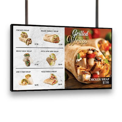 55 นิ้ว Customized Mall Digital Signage โปรแกรมโฆษณา