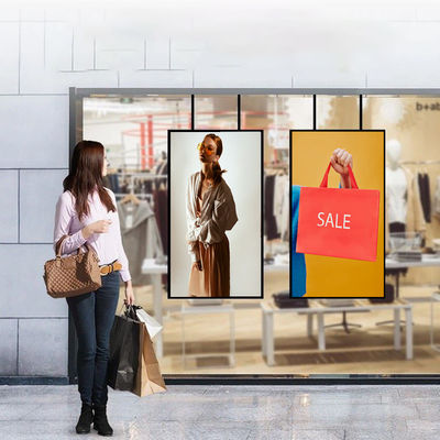 หน้าต่างร้านค้า ดิจิตอล TFT LCD Display 3840 X 2160 UHD ความสว่างสูง 700 - 3000 นิท