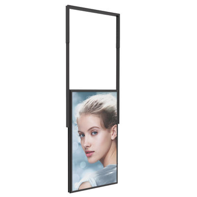 โครงการโฆษณา Kiosk จอ LCD Ultra Thin 43 นิ้ว ด้านสองสําหรับหน้าต่างร้านค้า