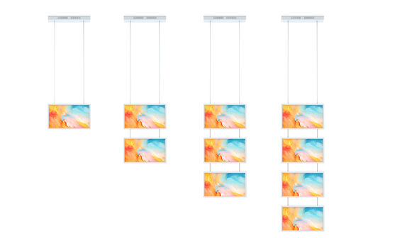 จอแสดงผล LCD หน้าต่าง FHD ขนาด 27 นิ้ว 2000nits แบบแขวน